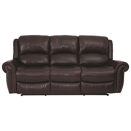 Power Reclining Sofa with Nailhead